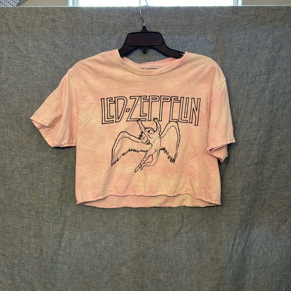 Led Zeppelin Tops - Led Zeppelin crop top T-shirt size M